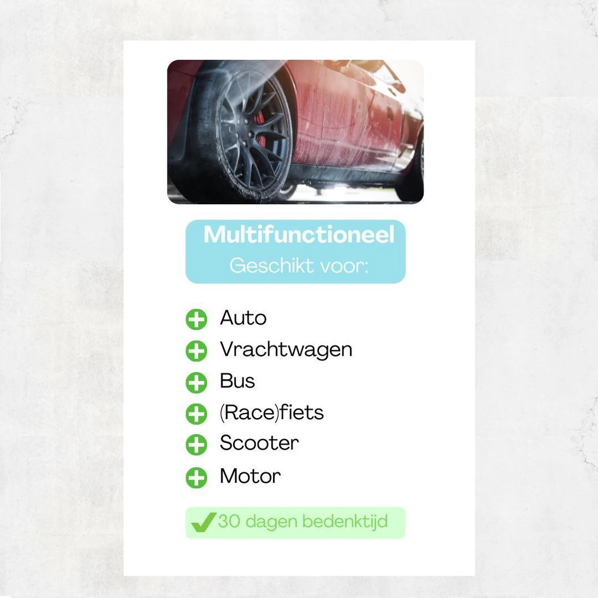 Auto Was Set - Autowasset - Wasset Spons - Wasborstel - Velgenborstel/Wheelbrush/Wheel Woolies - Microvezeldoek/Droogdoek - Wassen/Schoonmaak/Reinigen 4 Auto Was Set - Autowasset - Wasset Spons - Wasborstel - Velgenborstel/Wheelbrush/Wheel Woolies - Microvezeldoek/Droogdoek - Wassen/Schoonmaak/Reinigen - Afbeelding 2