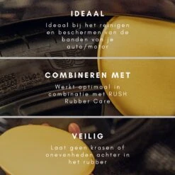 RUSH Bandenglans Applicator - Rubber Care Applicator - Auto & Motor - Auto Wassen - Tire Shine - Bandenzwart - Bandenglans -Auto-Onderdelen 1200x1200 452