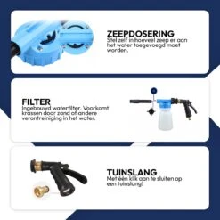 STACK Foam Gun | Tuinslang - Gardena Aansluiting - Snow Foam Gun - Foam Lance - Foam Gun Tuinslang - Schuimapparaat Voor Tuinslang - Foam Cannon - Autospuit - Schuimpistool Auto - Foam Gun Auto - Auto Schoonmaken - Auto Wassen - Autowas Producten -Auto-Onderdelen 1200x1200 494