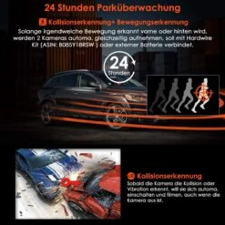 VANTRUE N2S 4K GPS Dashcam Dual Lens Camera 1440P+1440P Infrared Cut Night Vision, Car Camera For Front Or Rear, 24 Hour Parking Monitoring, 3840 X 2160P Front, 2 Inch 320° Super Capacitor With G Sensor, Max. 256 GB -Auto-Onderdelen 1200x1200 52