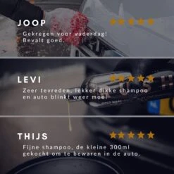 RUSH Autoshampoo - Voor Auto & Motor - Auto Wassen - Motor Wassen - Gold Wash 300ml -Auto-Onderdelen 1200x1200 529