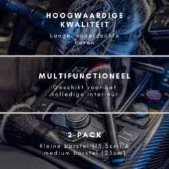 RUSH Interieur Reiniger Auto Borstel - Voor Auto & Motor - Auto Wassen - Schoonmaken - Interieurreiniger -Auto-Onderdelen 1200x1200 599
