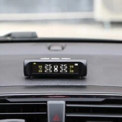 Motor24™ - TPMS Auto Bandenspanning Controlesysteem - Met Profieldieptemeter - 4 Sensoren -Auto-Onderdelen 1200x1200 671