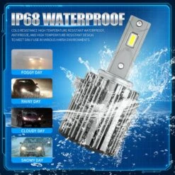 Merkloos Volkswagen Led H7 Koplampen Dimlicht 6000K 120W Donkergrijs (set) [Golf 6 / 7 - Passat - Touran - Tiguan - T-ROC] -Auto-Onderdelen 1200x1200 691