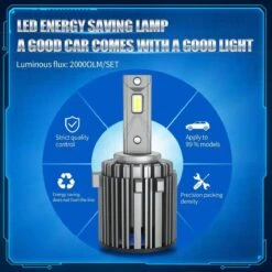 Merkloos Volkswagen Led H7 Koplampen Dimlicht 6000K 120W Donkergrijs (set) [Golf 6 / 7 - Passat - Touran - Tiguan - T-ROC] -Auto-Onderdelen 1200x1200 692