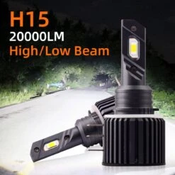 TLVX H15 High Power LED Canbus / Stadslicht / Dimlicht / Grootlicht / Autolampen / 6000K / Wit Licht / Audi / Volkswagen (VW) / Skoda / Mercedes / Mazda (2 Stuks)