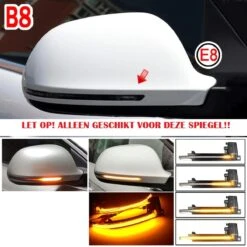 No Name Dynamische Led Knipperlichten Dynamic Audi A3 8P A4 A5 B8 Q3 A6 C6 4F S6 S4 S5 S6 A8 D3 8K S8
