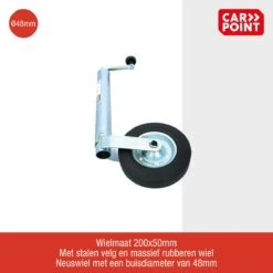 Carpoint Neuswiel 48mm | Neuswiel Aanhanger | Rubber Band -Auto-Onderdelen 1200x1200 784