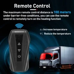 Merkloos Benzine / Diesel Standkachel - 12V 8kw Luchtverwarmer - 0.1~0.24L Brandstofverbruik - Air Heater En Auto Heater - Voor Auto's, Bussen, Campers, Vrachtwagens, Technische Voertuigen -zilver -Auto-Onderdelen 1200x1200 800