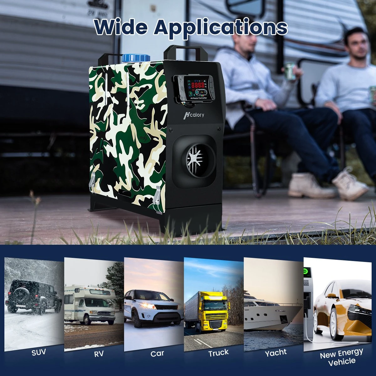 Merkloos Standkachel | 12V 5-8KW | Diesel Luchtverwarmer Voor Auto Vrachtwagen Bus Boot RV 8 Merkloos Standkachel | 12V 5-8KW | Diesel Luchtverwarmer Voor Auto Vrachtwagen Bus Boot RV - Afbeelding 6