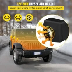 VEVOR 12V Standkachel Diesel - 8KW Diesel Heater - Lucht Standkachel Met LCD-schakelaar Standkachel Voor Auto RV Boten Vrachtwagen Camper Bus - Handig -Auto-Onderdelen 1200x1200 808