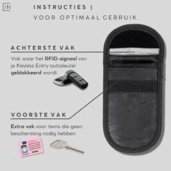 Inside Safe Faraday Box Autosleutel - Ivory White - Autosleutel RFID Antidiefstal - Keyless Entry Hoesje - 2 Stuks - RFID Beschermhoes Autosleutel -Auto-Onderdelen 1200x1200 928