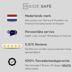 Inside Safe Faraday Box Autosleutel - Ivory White - Autosleutel RFID Antidiefstal - Keyless Entry Hoesje - 2 Stuks - RFID Beschermhoes Autosleutel -Auto-Onderdelen 1200x1200 935