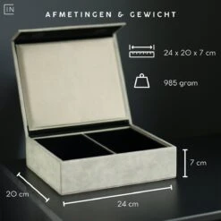 Inside Safe Faraday Box Autosleutel - Ivory White - Autosleutel RFID Antidiefstal - Keyless Entry Hoesje - 2 Stuks - RFID Beschermhoes Autosleutel -Auto-Onderdelen 1200x1200 938