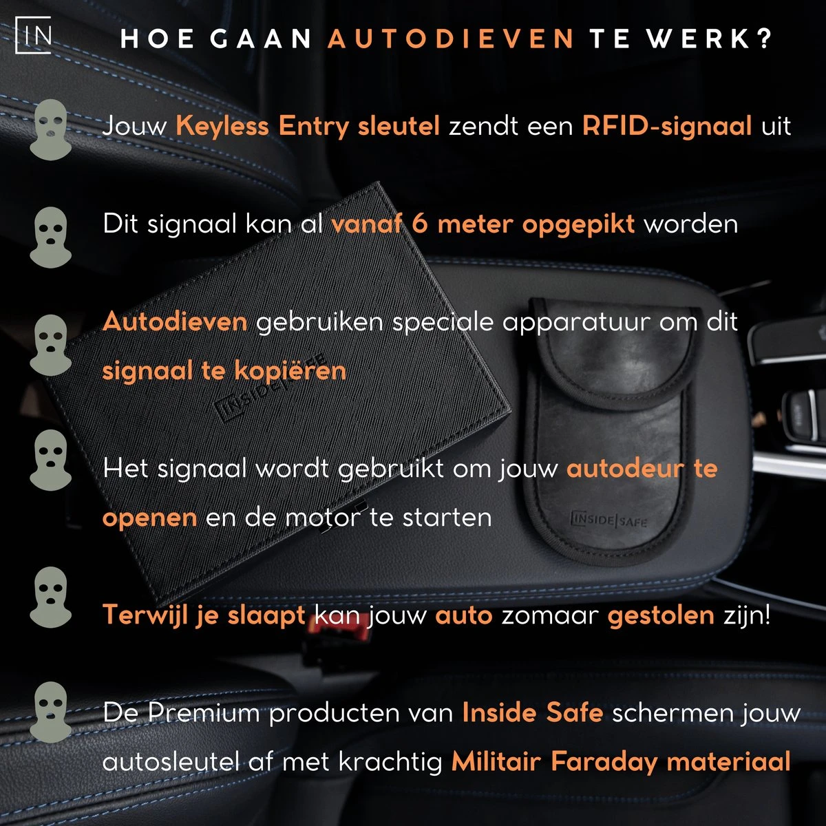 Inside Safe Faraday Box Autosleutel - Autosleutel RFID Antidiefstal - Keyless Entry Hoesje - 2 Stuks - RFID Beschermhoes Autosleutel 4 Inside Safe Faraday Box Autosleutel - Autosleutel RFID Antidiefstal - Keyless Entry Hoesje - 2 Stuks - RFID Beschermhoes Autosleutel - Afbeelding 2