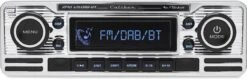 Caliber Autoradio Met Bluetooth 1 DIN USB 18 Voorkeurzenders Retro Look (RMD120BT)