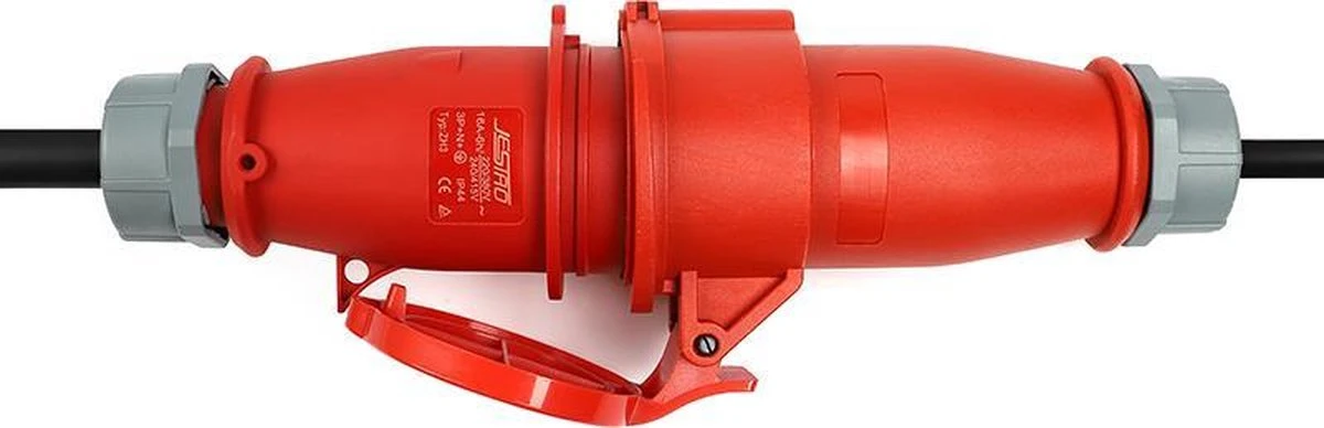 Merkloos Mobiele Lader 11kW | Type 2 Naar CEE Krachtstroom Stekker | 16A 3 Fase + Gratis Adapters 10 Merkloos Mobiele Lader 11kW | Type 2 Naar CEE Krachtstroom Stekker | 16A 3 Fase + Gratis Adapters - Afbeelding 8