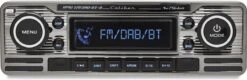 Caliber Autoradio 4x75watt Met Bluetooth® Technologie , DAB+, USB En Retro Look Zwart (RMD120DAB-BT-B)