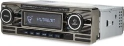 Caliber Autoradio 4x75watt Met Bluetooth® Technologie , DAB+, USB En Retro Look Zwart (RMD120DAB-BT-B) -Auto-Onderdelen 1200x452
