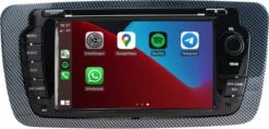 Seat Ibiza Autoradio | 2008 T/m 2014 | Draadloos Carplay | Android Auto -Auto-Onderdelen 1200x579 1