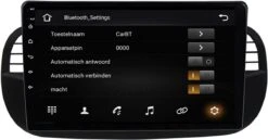 Fiat 500 Android Autoradio Zwart | 2007 T/m 2015 | CarPlay -Auto-Onderdelen 1200x625 6