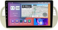 Boscer® Autoradio Android 11 - Fiat 500 2007-2015 - Apple Carplay & Android Auto (Draadloos) - 9'' Navigatiesysteem - Wit/Beige - Achteruitrijcamera 18 Boscer® Autoradio Android 11 - Fiat 500 2007-2015 - Apple Carplay & Android Auto (Draadloos) - 9'' Navigatiesysteem - Wit/Beige - Achteruitrijcamera -Auto-Onderdelen 1200x629 1