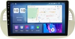 Boscer® Autoradio Android 11 - Fiat 500 2007-2015 - Apple Carplay & Android Auto (Draadloos) - 9'' Navigatiesysteem - Wit/Beige - Achteruitrijcamera 19 Boscer® Autoradio Android 11 - Fiat 500 2007-2015 - Apple Carplay & Android Auto (Draadloos) - 9'' Navigatiesysteem - Wit/Beige - Achteruitrijcamera -Auto-Onderdelen 1200x629 2