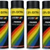 Motip Verf Primer Grondverf 6 Stuks Spuitbus Primer Zwart Sneldrogend 500 ML Voor Metaal , Hout, Aluminium En Steen - 25 % EXTRA -Auto-Onderdelen 1200x637 1