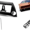 Merkloos Installatie / Inbouwkit Ford Ka 1996-2008 Voor 1-din Radio Inbouwpaneel, Sleutels En Kabel