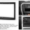 Merkloos 2-DIN PEUGEOT (207) 2006-2012, (307) 2001-2008, Expert 2007+; Partner 2008+ / CITROEN C2 2003-2009; C3 2001-2010; Berlingo 2008+; Jumpy 2007+ / FIAT Scudo 2007+ / TOYOTA ProAce 2013+ Inbouwpaneel Audiovolt 11-091 -Auto-Onderdelen 1200x638