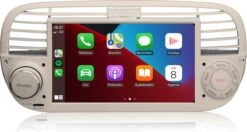 Fiat 500 CarPlay | 2007 T/m 2015 | Android 10 Autoradio Wit