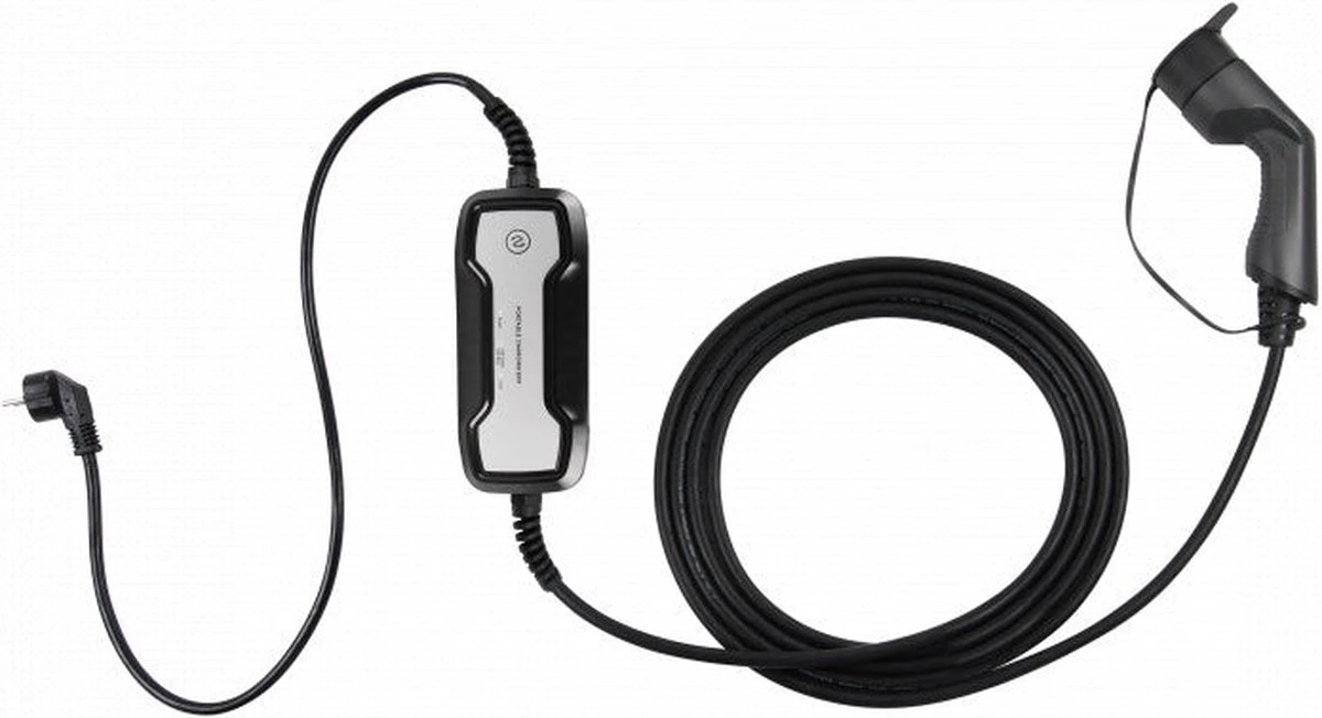 Merkloos Besen Mobiele Lader Type 1 Naar Schuko - Instelbaar Op 10A En 16A - 5 Meter 4 Merkloos Besen Mobiele Lader Type 1 Naar Schuko - Instelbaar Op 10A En 16A - 5 Meter - Afbeelding 2