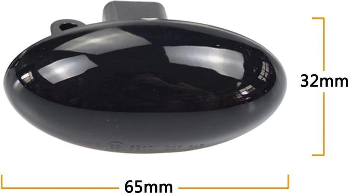 Merkloos LED Dynamic Zijknipperlichten Voor Peugeot 107 206 307 407 607 1007 Partner Expert / 632574 - 632570 / Smoke - Zwart 8 Merkloos LED Dynamic Zijknipperlichten Voor Peugeot 107 206 307 407 607 1007 Partner Expert / 632574 - 632570 / Smoke - Zwart - Afbeelding 6