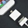 Merkloos IPhone 5 Connector Lightning To 30-pin Adapter -Auto-Onderdelen 1200x676 1
