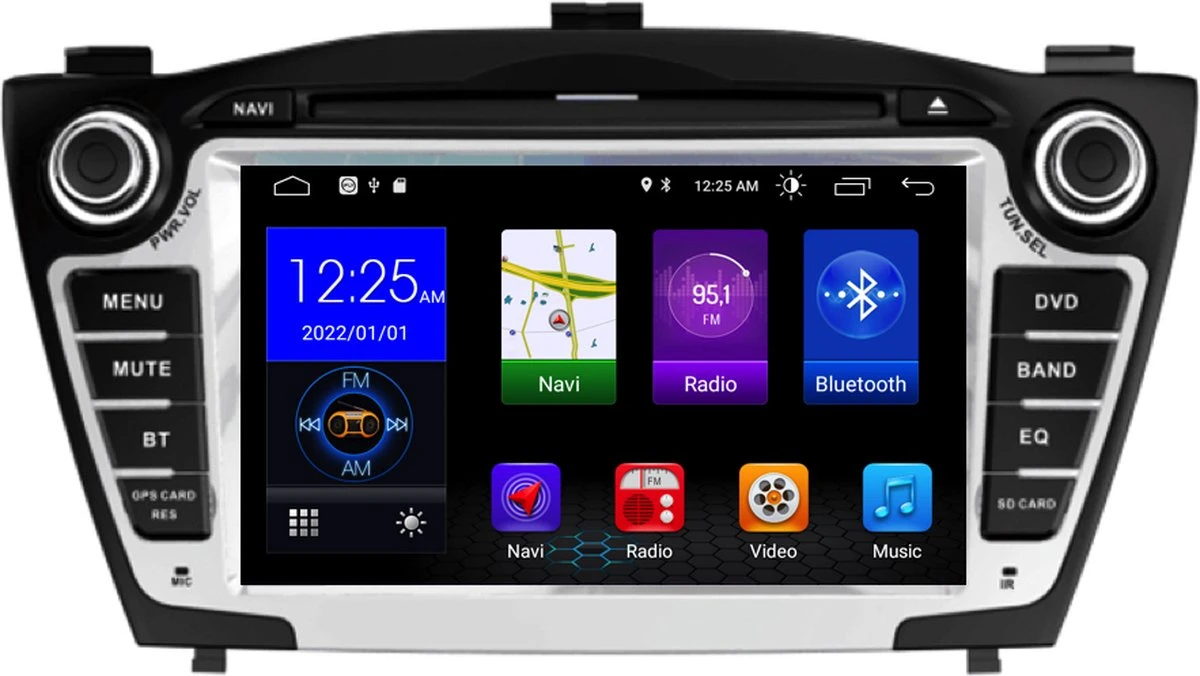 Hyundai Ix35 Autoradio | Draadloos Carplay | Android Auto 3 Hyundai Ix35 Autoradio | Draadloos Carplay | Android Auto