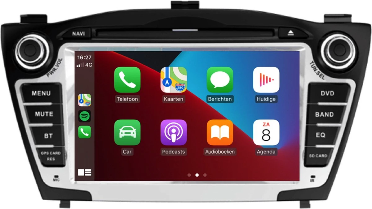 Hyundai Ix35 Autoradio | Draadloos Carplay | Android Auto 7 Hyundai Ix35 Autoradio | Draadloos Carplay | Android Auto - Afbeelding 5