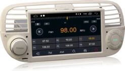 Fiat 500 CarPlay | 2007 T/m 2015 | Android 10 Autoradio Wit -Auto-Onderdelen 1200x678 1