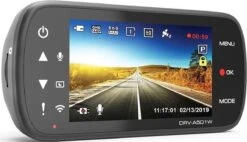 Kenwood DRV-A501W - 16GB Wide Quad HD DashCam Met Geïntegreerde 3.0" LCD, Wireless Link, GPS & G-sensor - RearCam-input -Auto-Onderdelen 1200x691