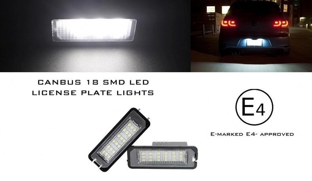 LED Kentekenverlichting Set Voor Seat Altea XL Exeo Ibiza Leon Toledo CANBUS 18 SMD LED Kenteken LED Lampen Set Verlichting Units Wit Licht 3 LED Kentekenverlichting Set Voor Seat Altea XL Exeo Ibiza Leon Toledo CANBUS 18 SMD LED Kenteken LED Lampen Set Verlichting Units Wit Licht