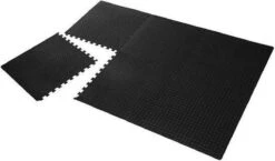 Merkloos Zwembadtegels - 4 + 2 GRATIS (6 Stuks, +/- 1m2) - Rubber Ondertegels Zwart - Bescherming Tegels - Vloertegels - Ondervloer - Puzzel Mat - 40CM X 40CM - Ondergrond - Zwembad Tegels - Fitness - Zwembad -Auto-Onderdelen 1200x703 2