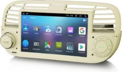 Fiat 500 CarPlay | 2007 T/m 2015 | Android 10 Autoradio Wit -Auto-Onderdelen 1200x704 2