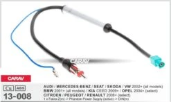 Radio Antenne Verloop Audi / Mercedes Benz Seat Skoda Vw Bmw Peugeot