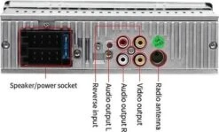 TechU™ Autoradio T136 – 1 Din Met Afstandsbediening & Stuurwielbediening – 4.1 Inch Monitor – FM Radio – Bluetooth – USB – AUX – SD – Handsfree Bellen -Auto-Onderdelen 1200x723 3