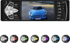 TechU™ T42 Autoradio 1 Din 4.1 Inch + Afstandsbediening En Stuurwiel Bediening – Bluetooth – USB – AUX – SD – FM Radio – Handsfree Bellen – Autoradio Met Scherm – Stembediening -Auto-Onderdelen 1200x744 2