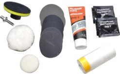 Merkloos Complete Koplamp Polijst Poets Herstel Set Kit Vergeelde Vervaagde Auto Lamp