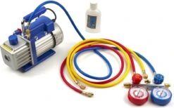 Vacuümpomp 1 Traps Met 2 Voudige Manometerset 60 Liter Per Minuut -Auto-Onderdelen 1200x749 2