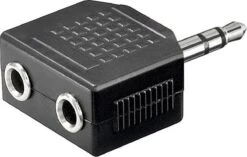 Goobay 3,5mm Jack Stereo Audio Splitter - Zwart -Auto-Onderdelen 1200x763