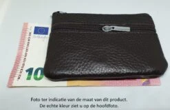Merkloos Zwart Leren Autosleutel Etui Met Sleutelring - 10 X 7 Cm - Echt Lederen Autosleutel Beschermhoes - Car Key Wallet - Portemonnee - Black -Auto-Onderdelen 1200x777 10