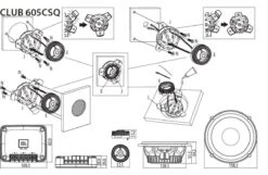 JBL Club 605CSQ - Autospeakers - Ø 16,5 Cm - 2-weg Composet - 285Watt - Zwart -Auto-Onderdelen 1200x781 2