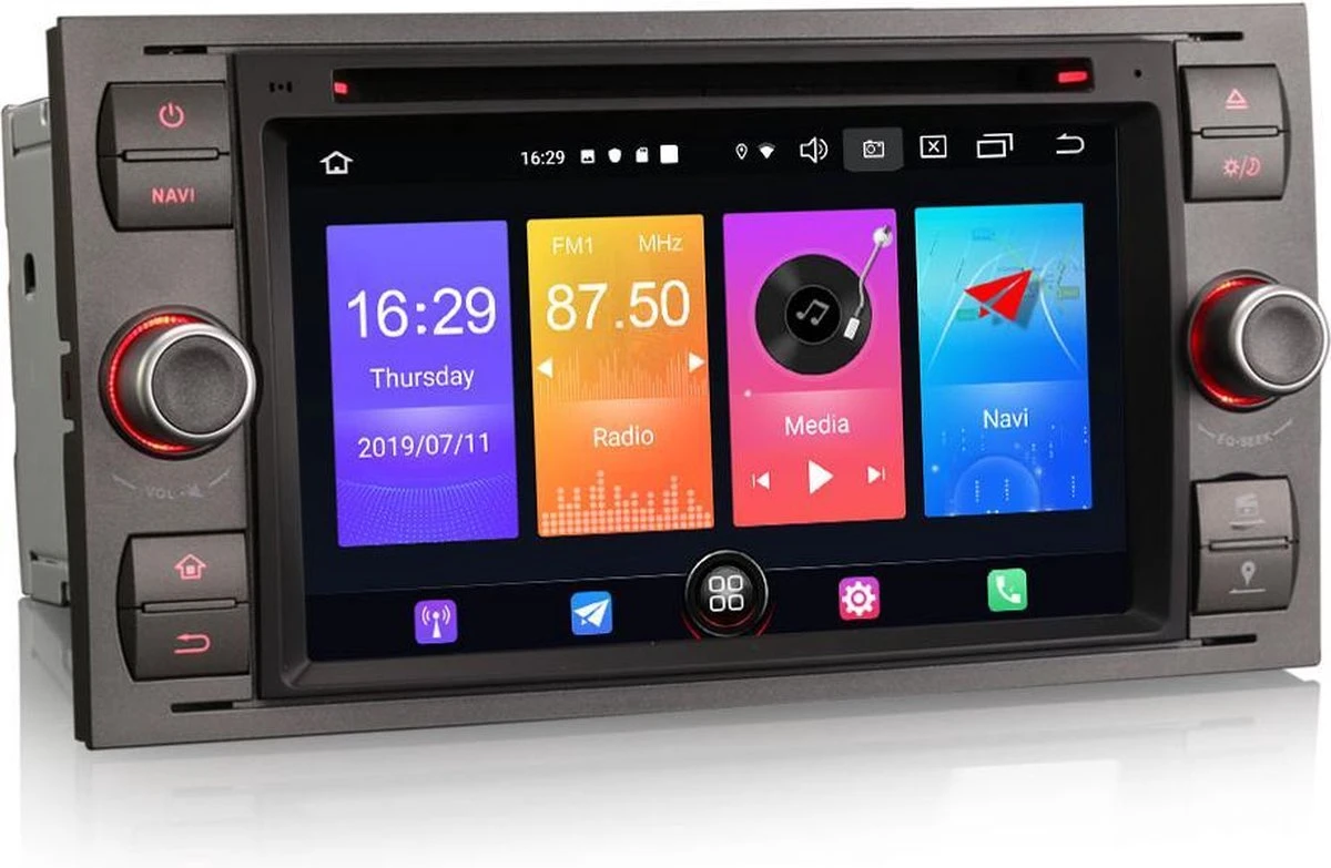 Ford Transit Autoradio Navigatie | Android 10 | Fiësta Focus Connect C-Max 4 Ford Transit Autoradio Navigatie | Android 10 | Fiësta Focus Connect C-Max - Afbeelding 2